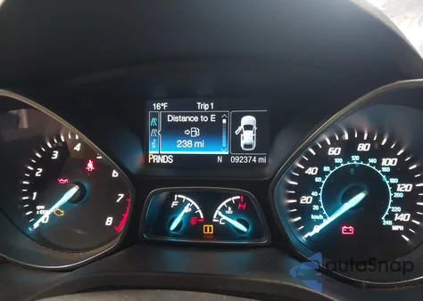 2016 Ford Escape Se из США, поврежденный, VIN 1FMCU9GX0GUC53973